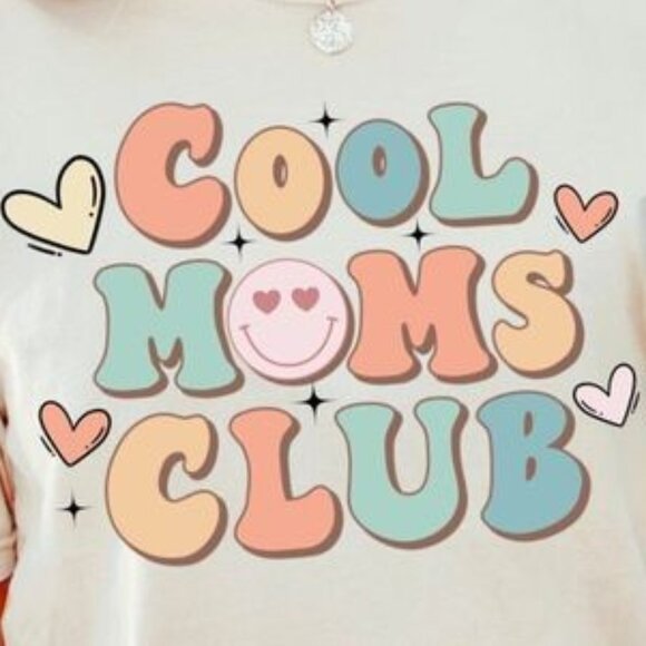 Cool Moms Club T-shirt, Gift For Mom, Funny Mom Tee, Mother's Day Gift - Picture 2 of 4